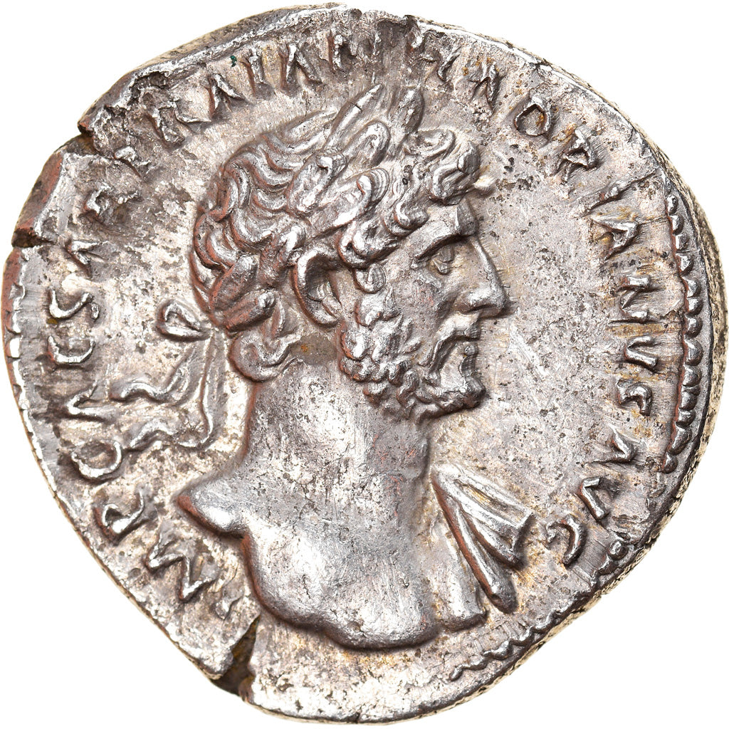 Coin, Hadrian, Denarius, 117, Roma, AU(55-58), Silver, RIC:49