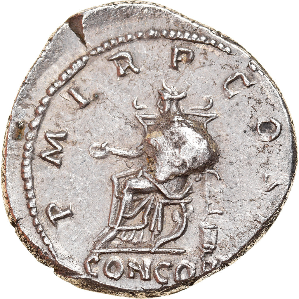 Coin, Hadrian, Denarius, 117, Roma, AU(55-58), Silver, RIC:49