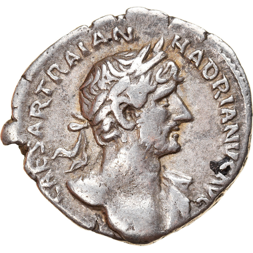Coin, Hadrian, Denarius, Roma, VF(30-35), Silver, RIC:115