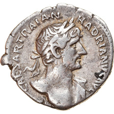 Coin, Hadrian, Denarius, Roma, VF(30-35), Silver, RIC:115