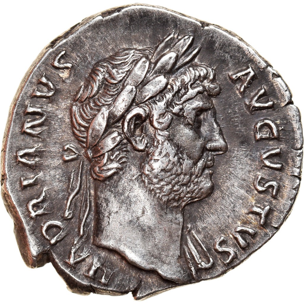 Coin, Hadrian, Denarius, Rome, AU(50-53), Silver, Cohen:390