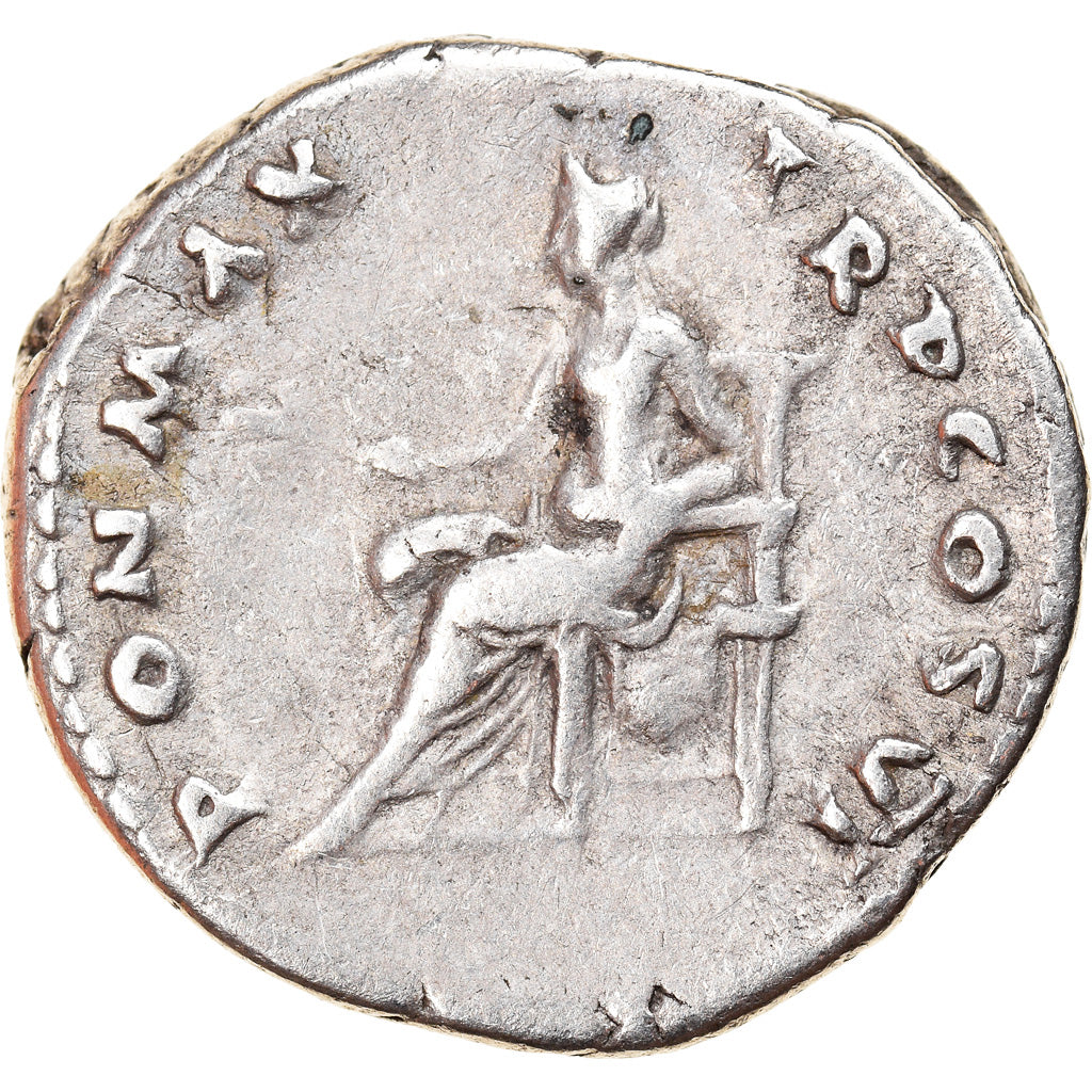 Coin, Vespasian, Denarius, 75, Roma, EF(40-45), Silver, RIC:772
