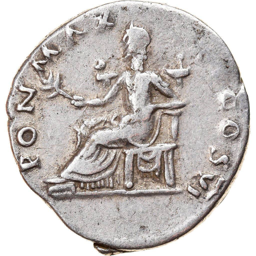 Coin, Vespasian, Denarius, 75, Roma, AU(50-53), Silver, RIC:772