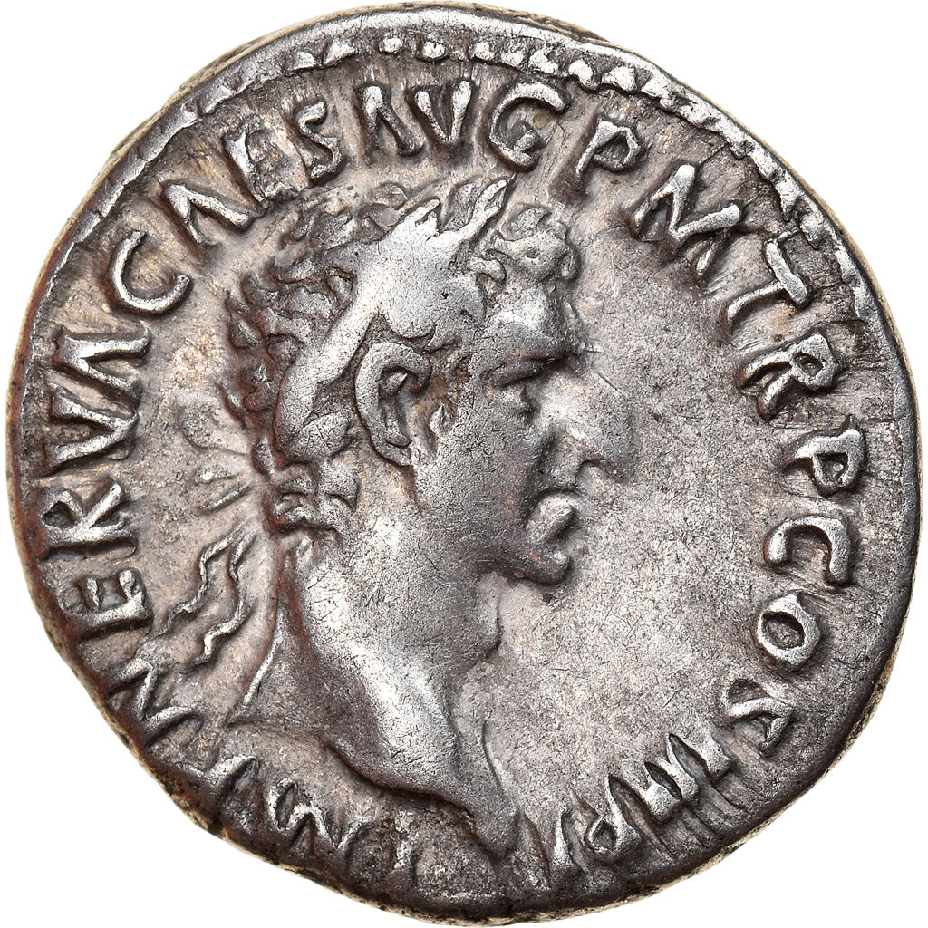 Coin, Nerva, Denarius, AD 97, Roma, EF(40-45), Silver, RIC:14