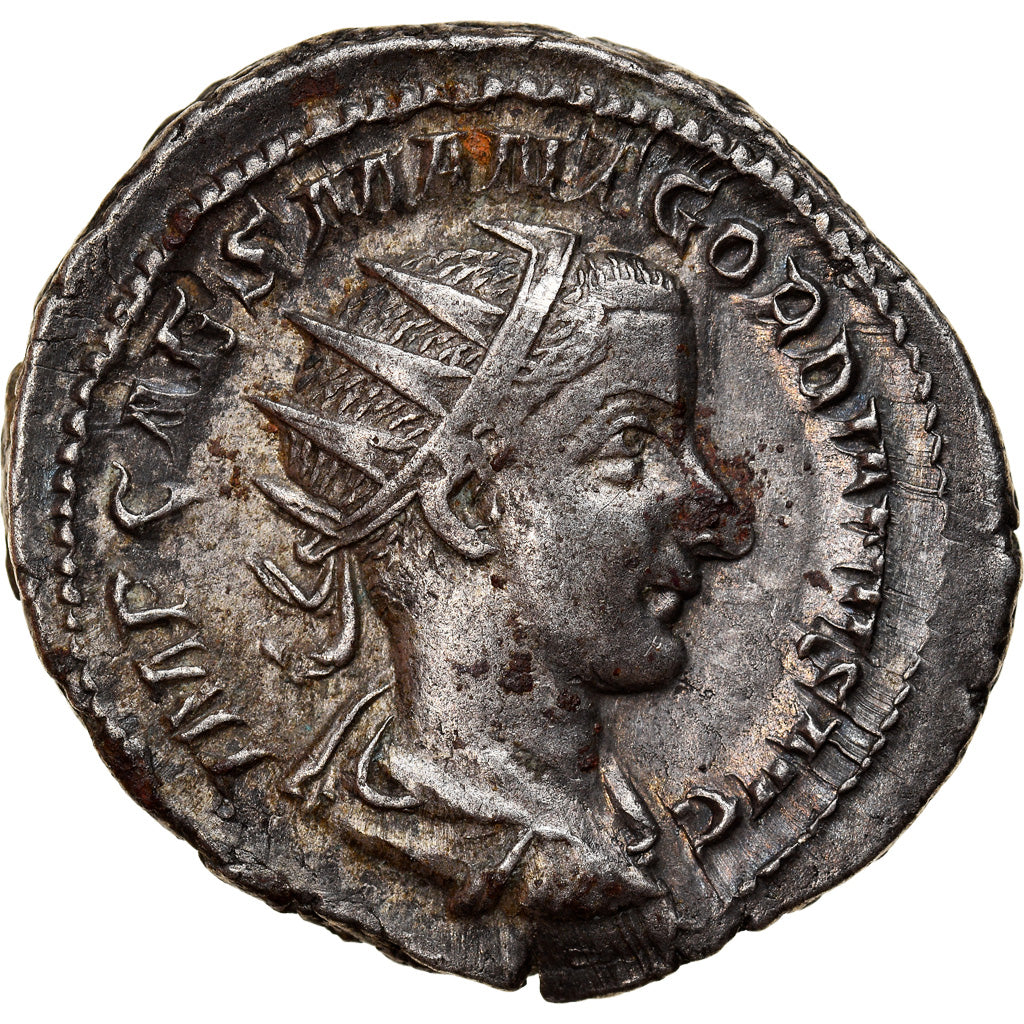 Coin, Gordian III, Antoninianus, Rome, AU(50-53), Billon, RIC:54