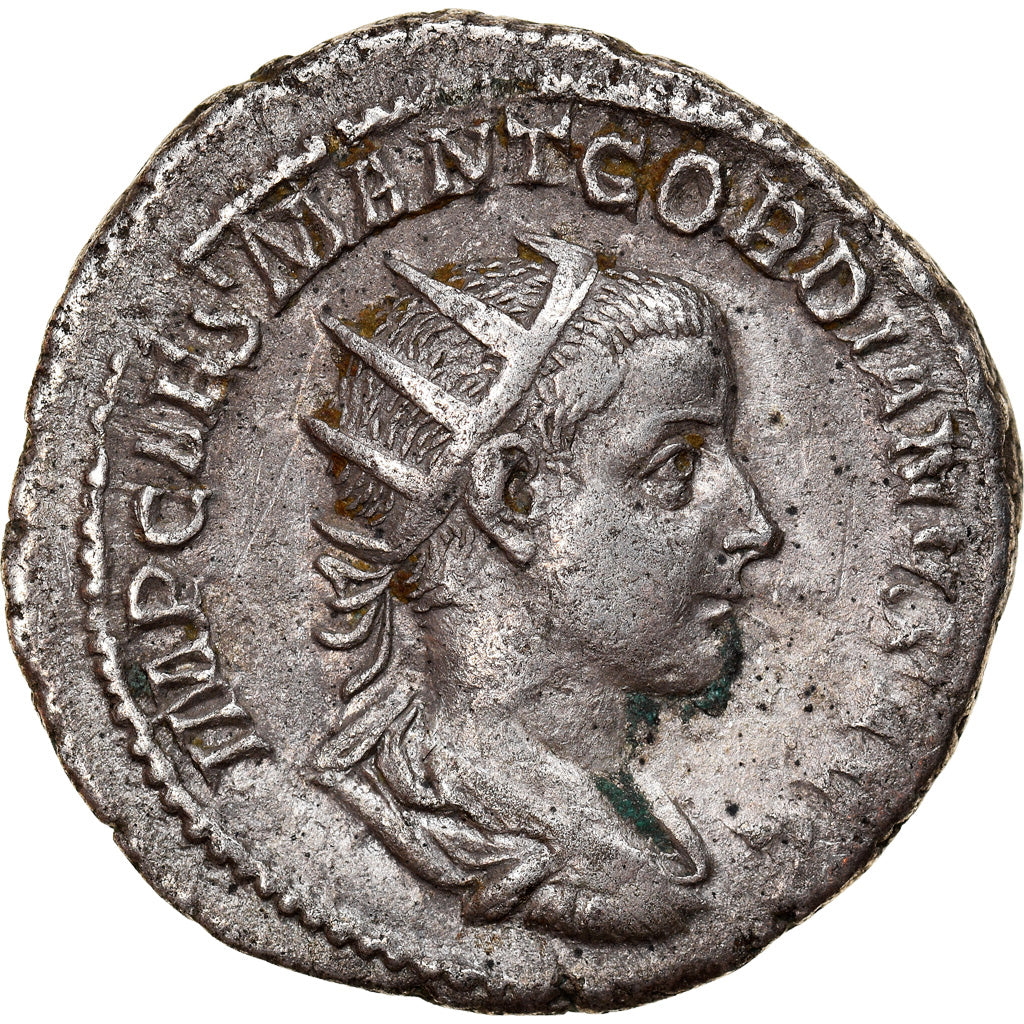 Coin, Gordian III, Antoninianus, 238, Rome, AU(55-58), Silver, RIC:2