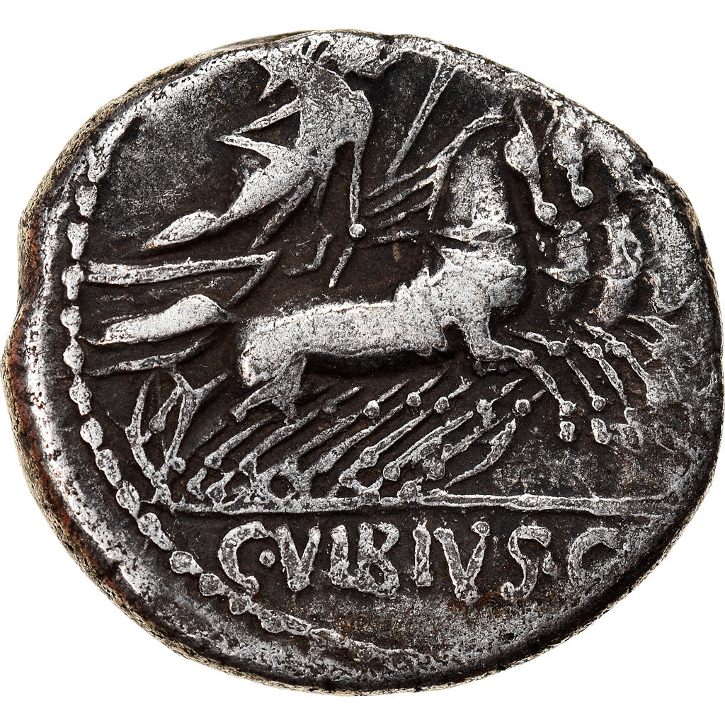 Moneta, Vibia, Denarius, Roma, MB, Argento, Babelon:2