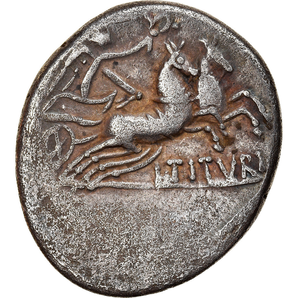 Monnaie, Tituria, Denier, Rome, TB+, Argent, Babelon:6