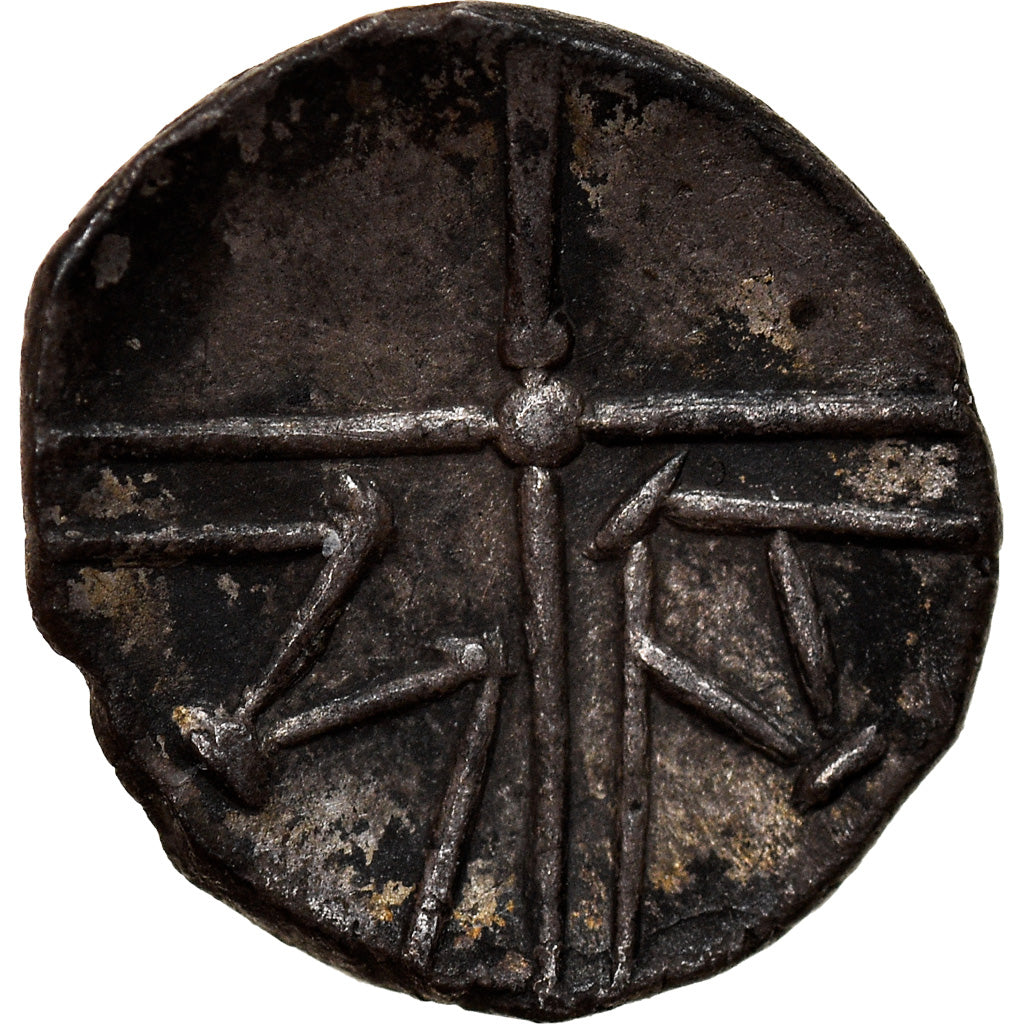 Moeda, Salyens, Obol, AU(50-53), Prata, Delestrée:manque.