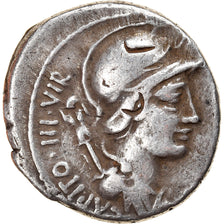 Coin, Fonteia, Denarius, 55 BC, Rome, EF(40-45), Silver, Crawford:429/1