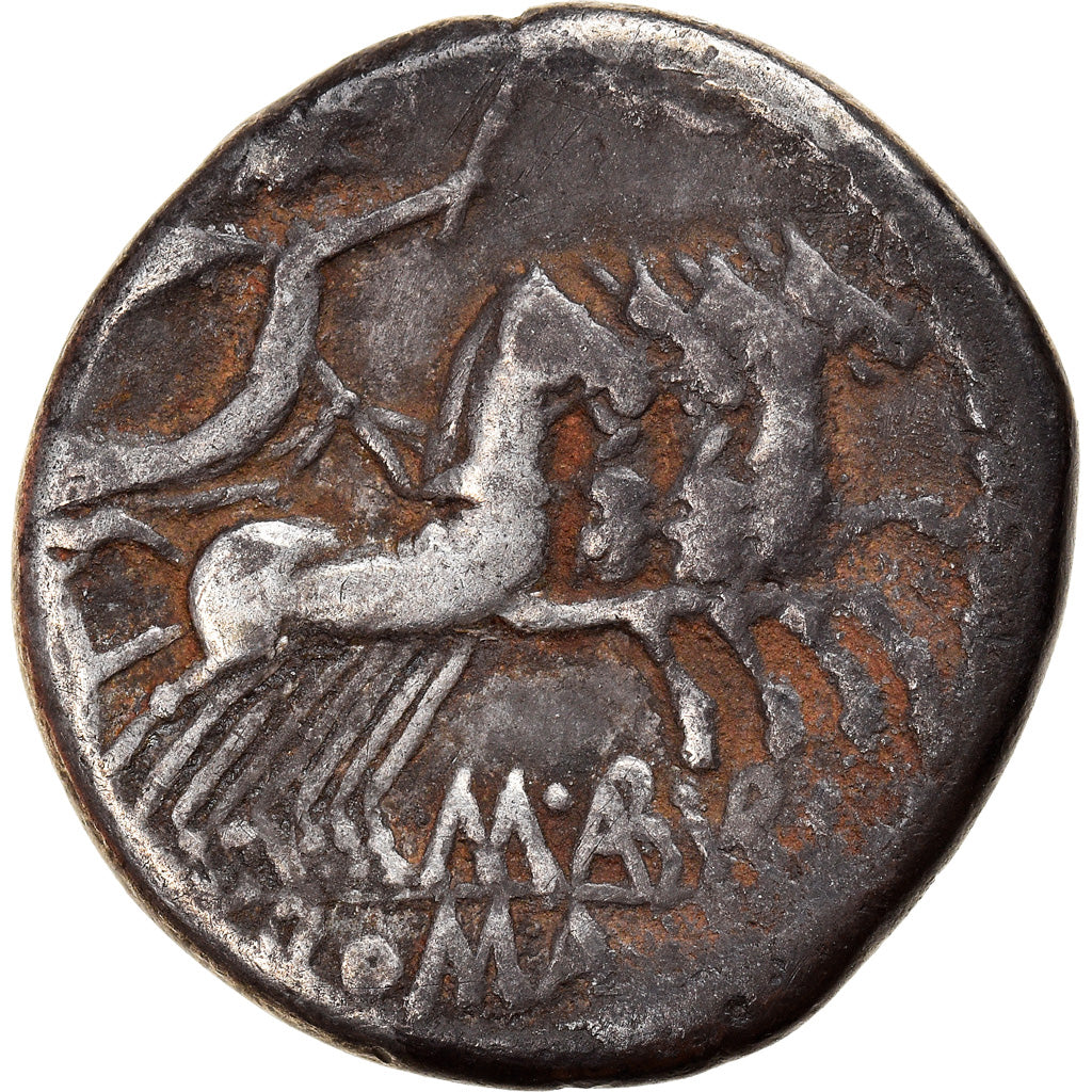 Moneta, Aburia, Denarius, Rome, VF(30-35), Srebro, Crawford:250/1