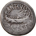 Coin, Marcus Antonius, Denarius, Rome, Rare, VF(20-25), Silver, Crawford:544/35