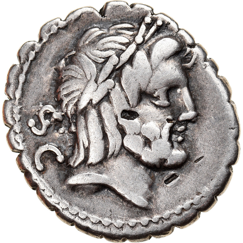 Coin, Anonymous, Victoriatus, 211-206 BC, Rome, EF(40-45), Silver, Crawford:94/