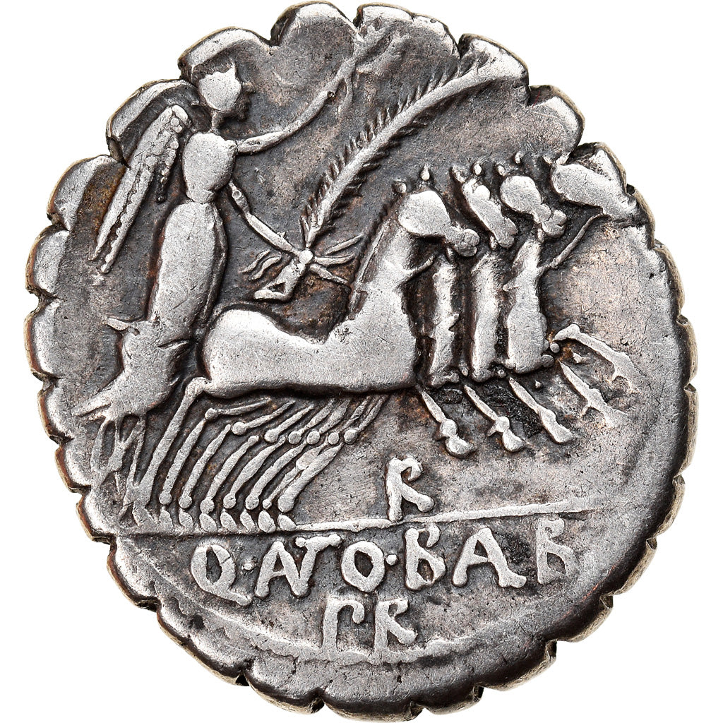 Coin, Anonymous, Victoriatus, 211-206 BC, Rome, EF(40-45), Silver, Crawford:94/