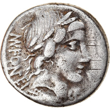 Coin, Fonteia, Denarius, Rome, VF(20-25), Silver, Crawford:353/1a