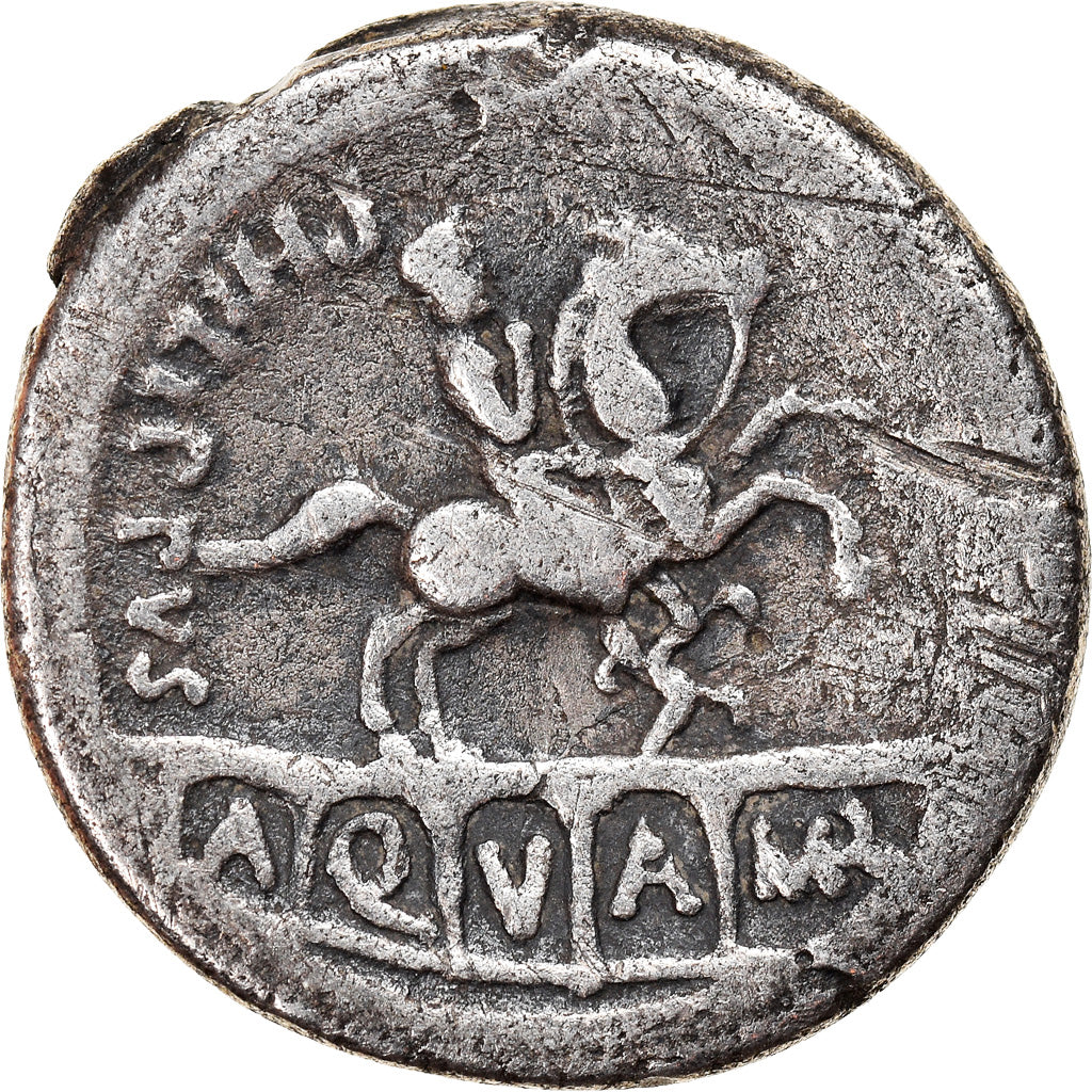 Coin, Marcia, Denarius, 56 BC, Rome, VF(20-25), Silver, Crawford:425/1