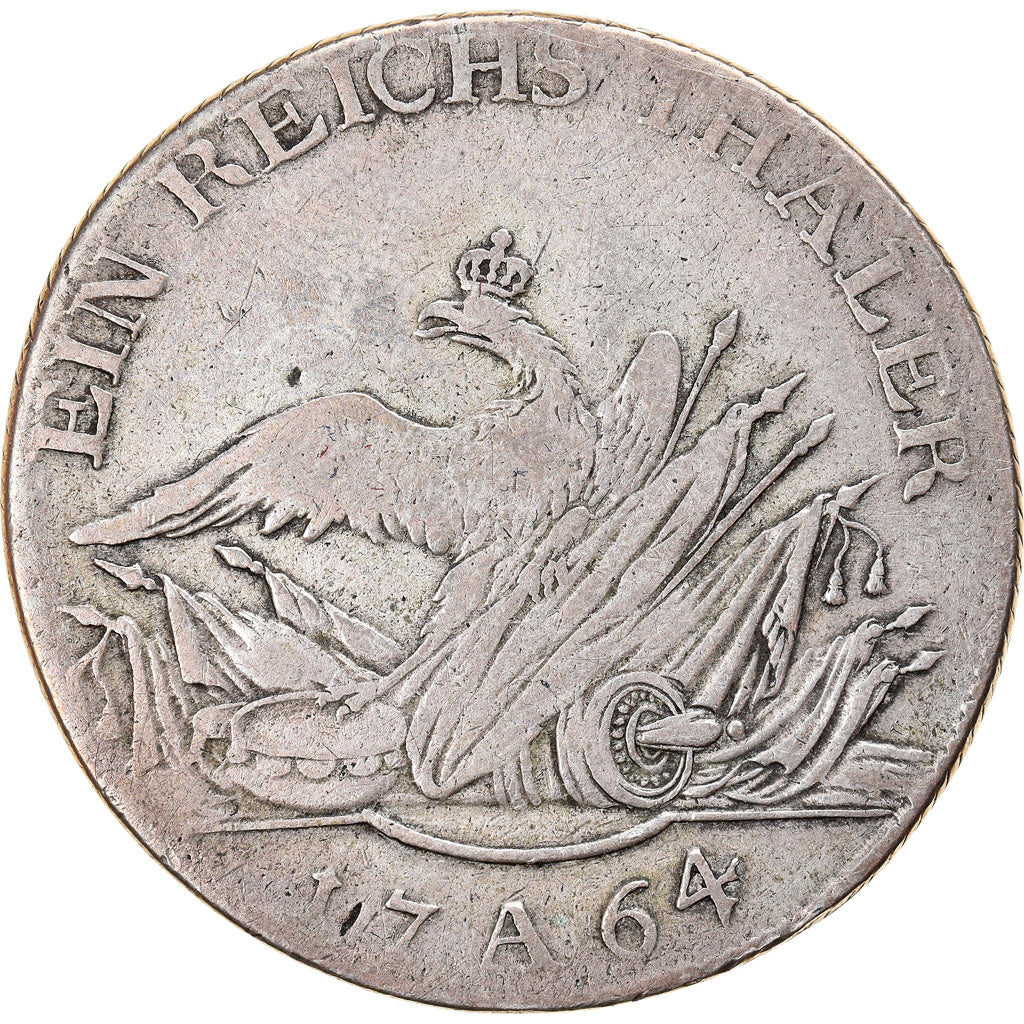 Coin, German States, PRUSSIA, Friedrich II, Thaler, 1764, Berlin, EF(40-45)