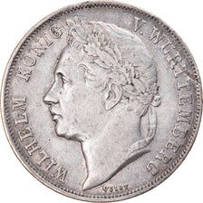 Coin, German States, WURTTEMBERG, Wilhelm I, Gulden, 1841, VF(30-35), Silver