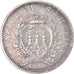 Coin, San Marino, 5 Lire, 1898, Rome, AU(50-53), Silver, KM:6