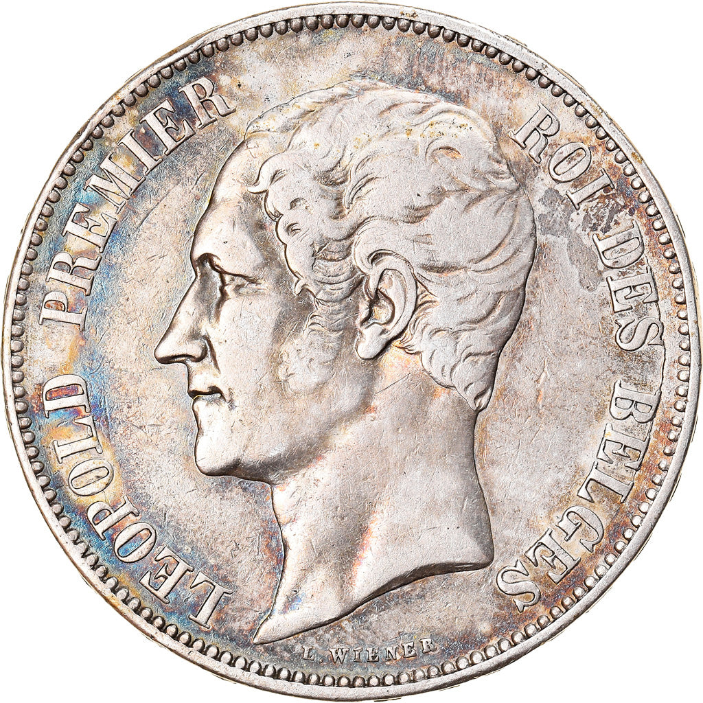 Munten, België, Leopold I, 5 Francs, 1853, PR, Zilver, KM:2.1