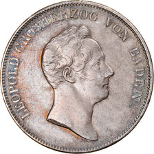 Moneta, Landy niemieckie, BADEN, Leopold I, Thaler, Krone, 1834, Bardzo rzadkie
