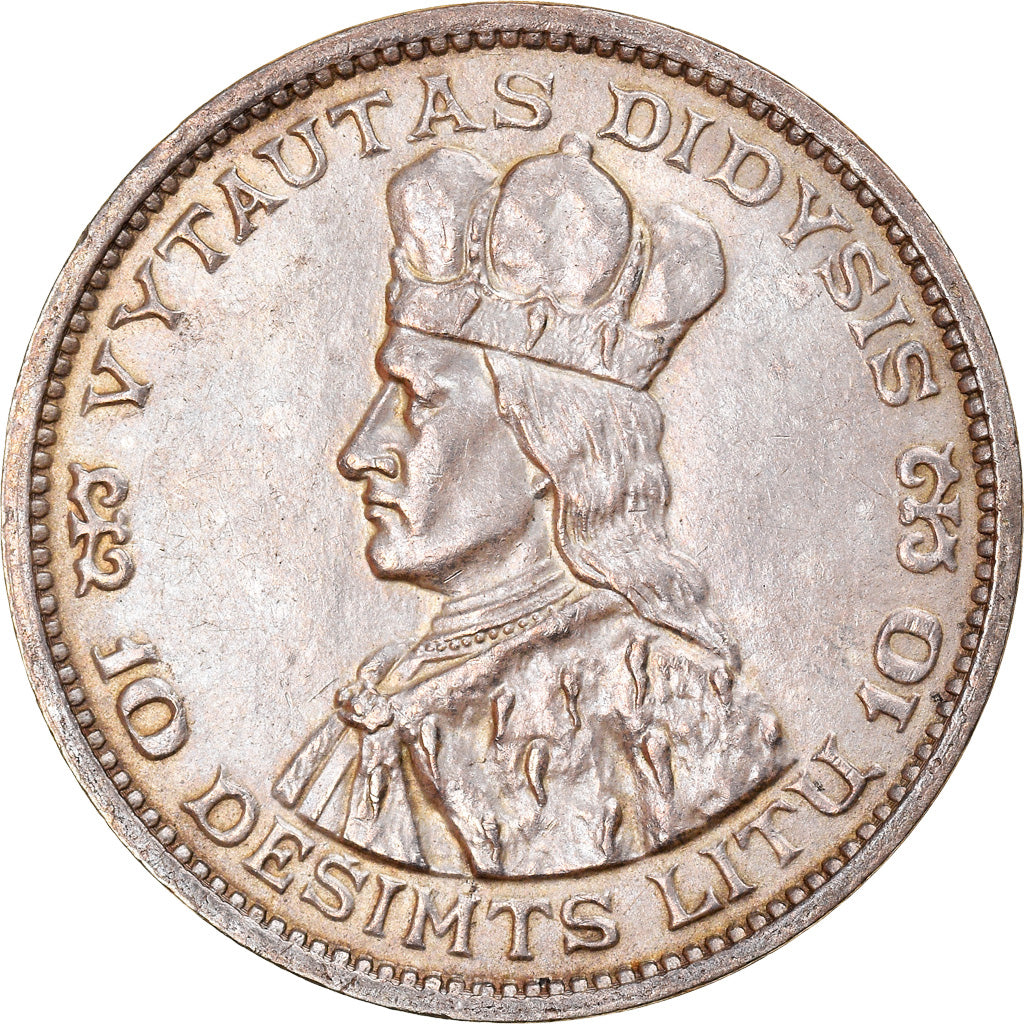 Coin, Lithuania, 10 Litu, 1936, AU(55-58), Silver, KM:83