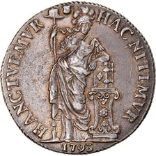Munten, Nederland, UTRECHT, 3 Gulden, 60  Stuiver, 1793, PR, Zilver, KM:117