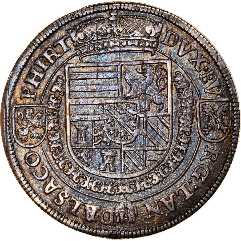 Coin, AUSTRIAN STATES, Ferdinand I, Thaler, Ensisheim, AU(55-58), Silver