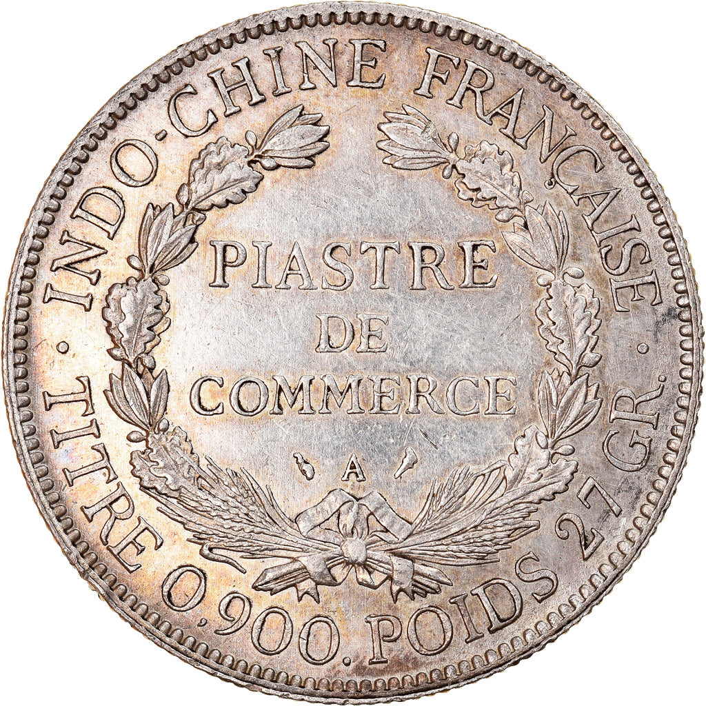 Coin, FRENCH INDO-CHINA, Piastre, 1925, Paris, AU(50-53), Silver, KM:5a.1