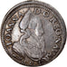 Moeda, França, Jeanne d'Albret, Teston, 1571, Pau, EF(40-45), Prata