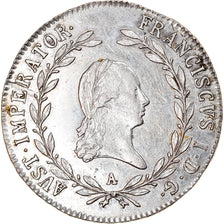 Coin, Austria, Franz II (I), 20 Kreuzer, 1823, Vienna, MS(63), Silver, KM:2143