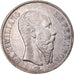 Coin, Mexico, Maximilian, Peso, 1866, Mexico City, MS(60-62), Silver, KM:388.1