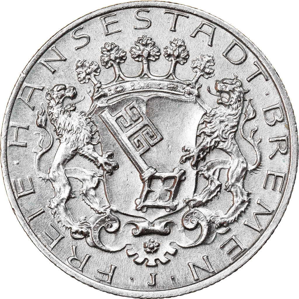 Monnaie, Etats allemands, BREMEN, 2 Mark, 1904, Bremen, SUP+, Argent, KM:250