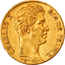 Coin, France, Charles X, 20 Francs, 1825, Paris, EF(40-45), Gold, KM:726.1