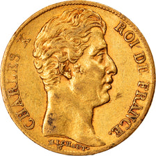 Coin, France, Charles X, 20 Francs, 1825, Paris, EF(40-45), Gold, KM:726.1
