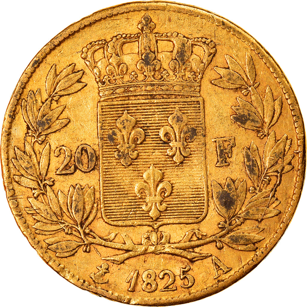 Monnaie, France, Charles X, 20 Francs, 1825, Paris, TTB, Or, Gadoury:1029
