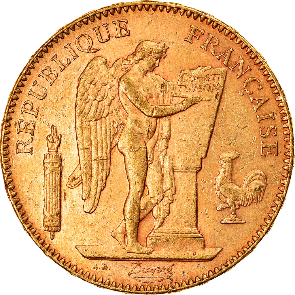 Coin, France, Génie, 50 Francs, 1904, Paris, MS(60-62), Gold, KM:831