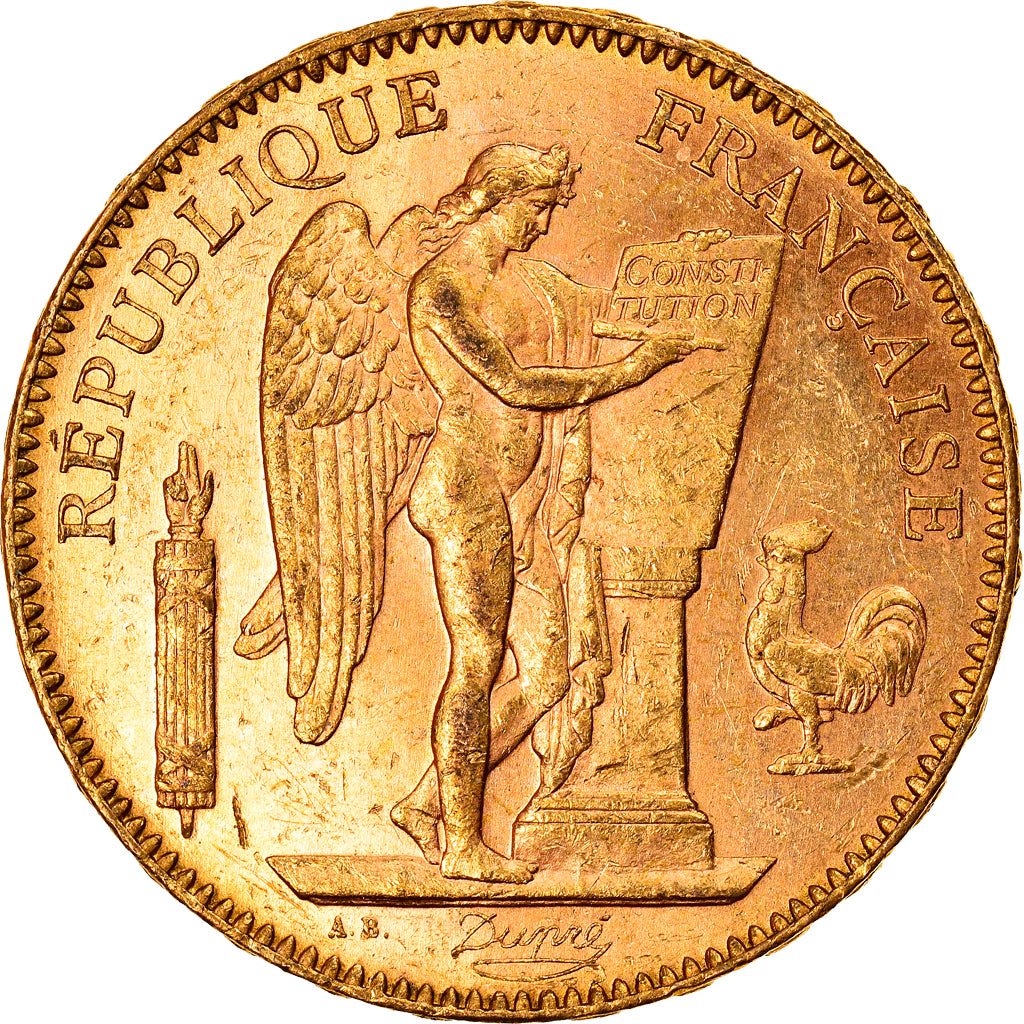 Coin, France, Génie, 50 Francs, 1904, Paris, MS(60-62), Gold, KM:831