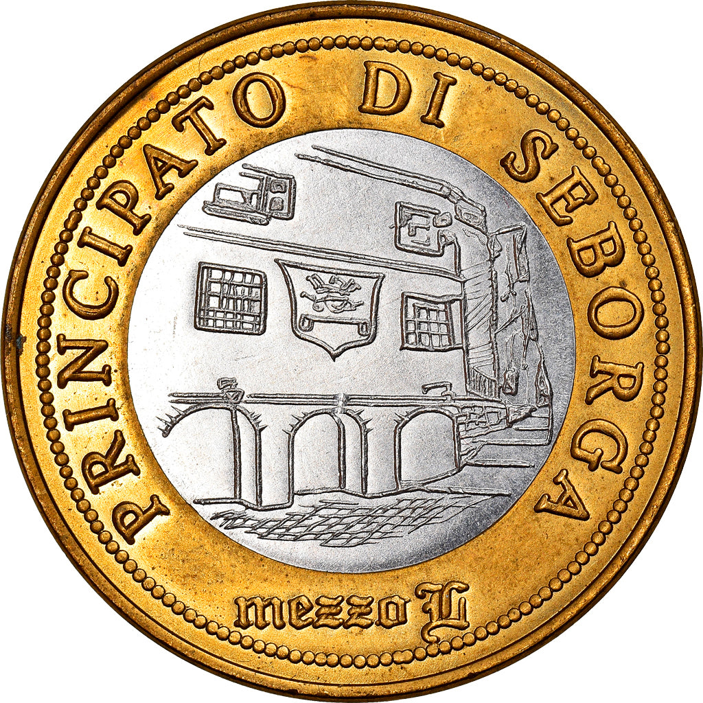 Coin, SEBORGA, Prince Giorgio I, 1/2 Luigino, 1995, Seborga, MS(60-62)