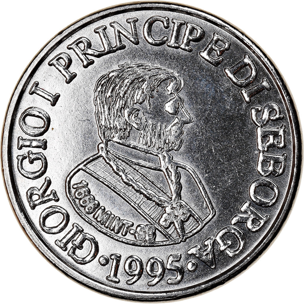 Coin, SEBORGA, Prince Giorgio I, 5 Centesimi, 1995, Seborga, MS(60-62)