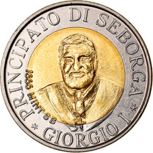 Coin, SEBORGA, Prince Giorgio I, 2 Luigi, 1996, Seborga, MS(60-62), Bi-Metallic