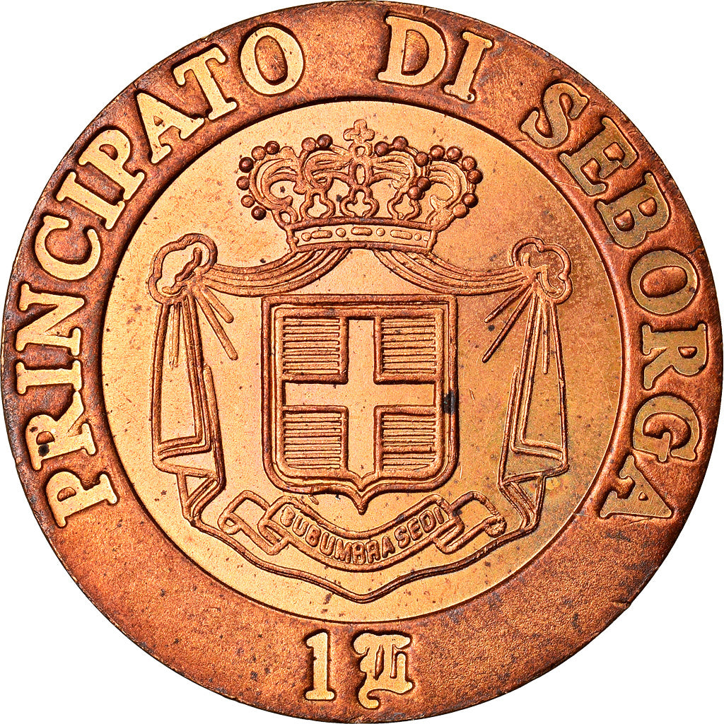Coin, SEBORGA, Prince Giorgio I, Luigi, 1995, Seborga, MS(60-62), Bronze, KM:4
