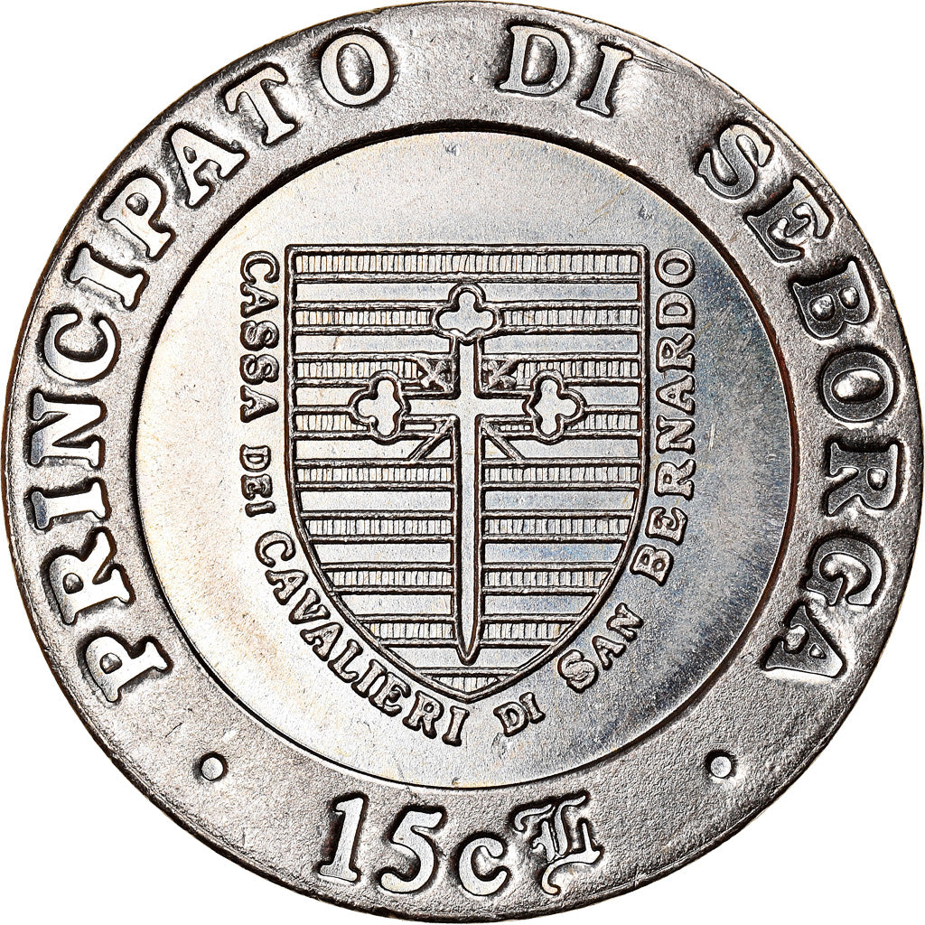 Coin, SEBORGA, Prince Giorgio I, 15 Centesimi, 1996, Seborga, MS(60-62)