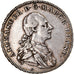 Coin, German States, 1/2 Thaler, 1775, Schwabach, AU(50-53), Silver