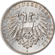 Moneda, Estados alemanes, LUBECK, 2 Mark, 1901, Berlin, EBC+, Plata, KM:210