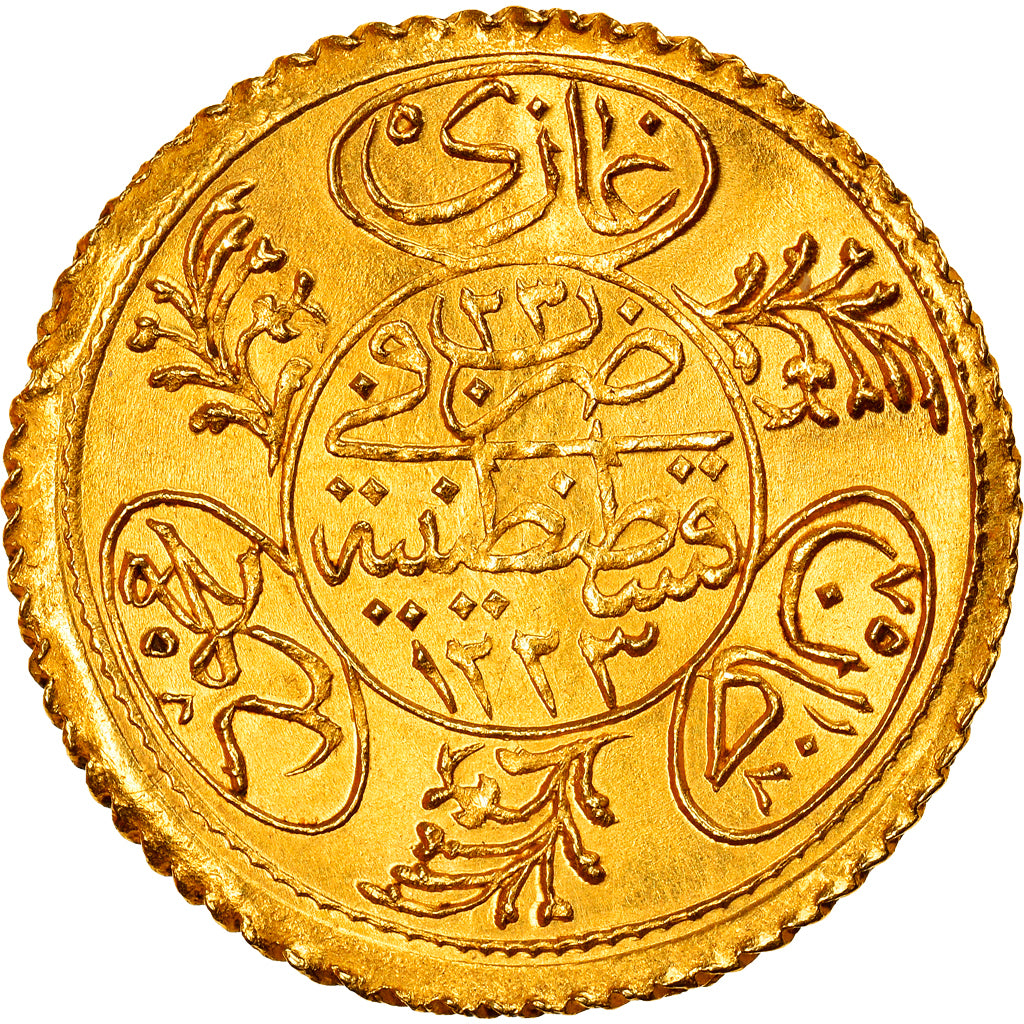 Münze, Türkei, Mahmud II, Hayriye Altin, 1831, Edirne, VZ, Gold, KM:648