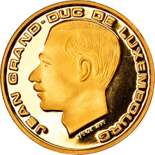 Coin, Luxembourg, Jean, 20 Francs, 1989, MS(63), Gold, KM:64