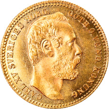 Münze, Schweden, Carl XV Adolf, Carolin, 10 Francs, 1869, UNZ, Gold, KM:716