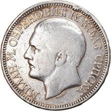 Coin, Serbia, Milan I, 5 Dinara, 1879, EF(40-45), Silver, KM:12