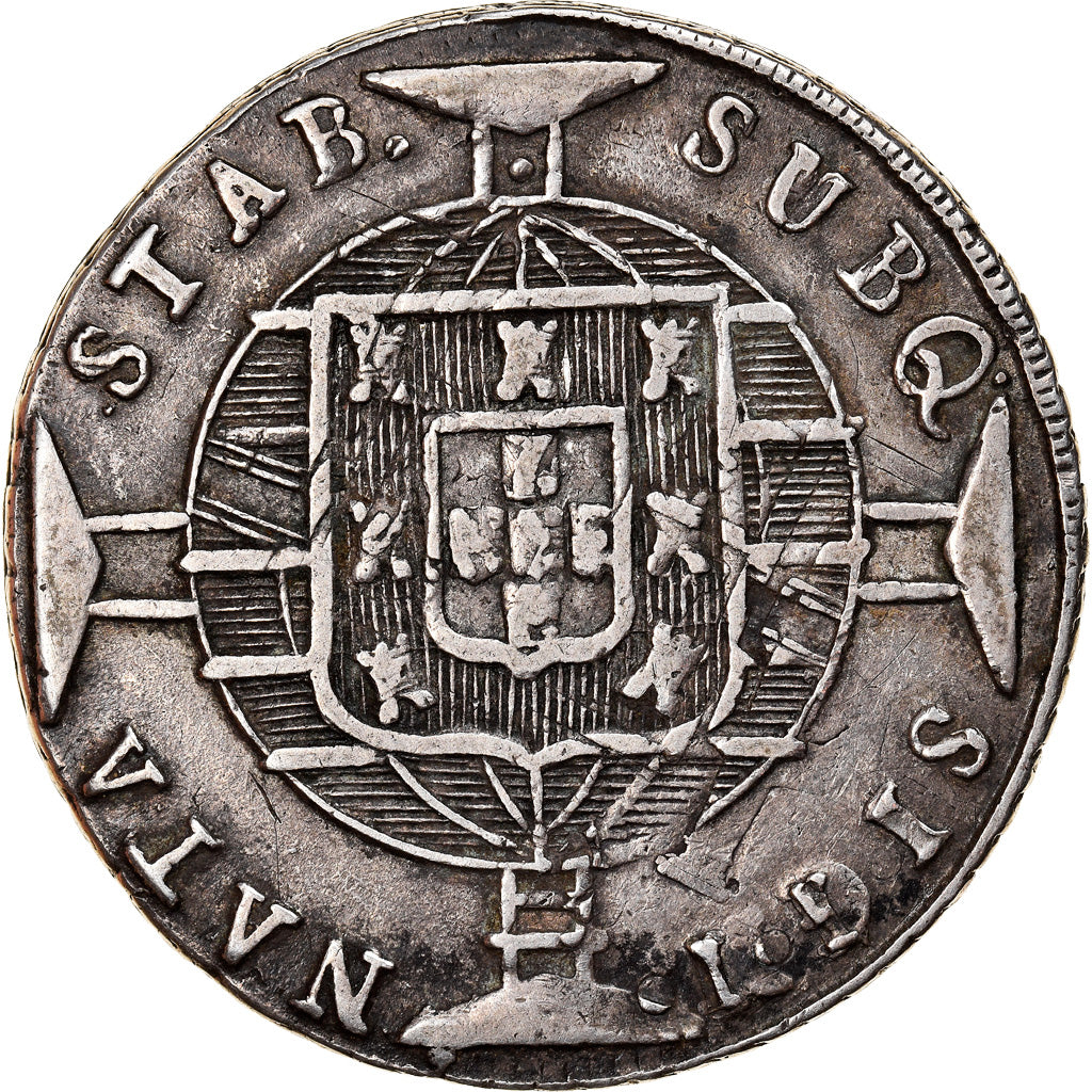 Coin, Brazil, 960 Reis, 1820, Rio de Janeiro, EF(40-45), Silver, KM:326.1
